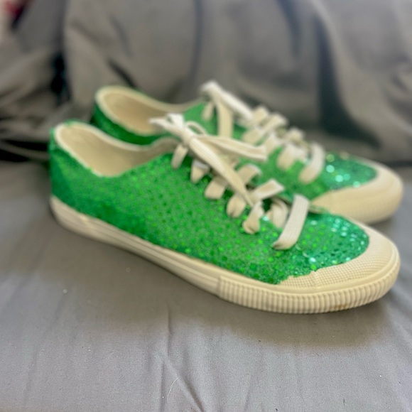 NWOT Sparkly Low Tops - Picture 4 of 7